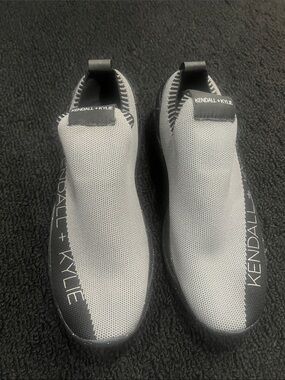Kendall & Kylie Slip-On Sock Sneakers with Black Accents